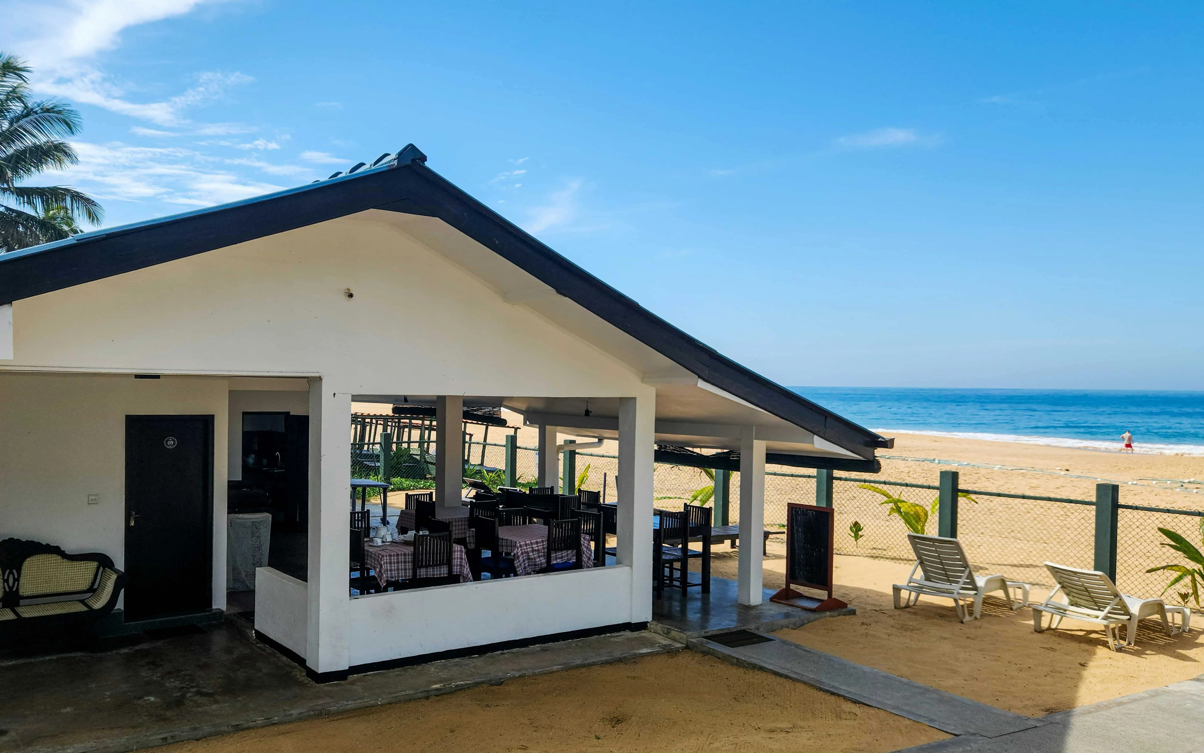 Seaside villa exterior